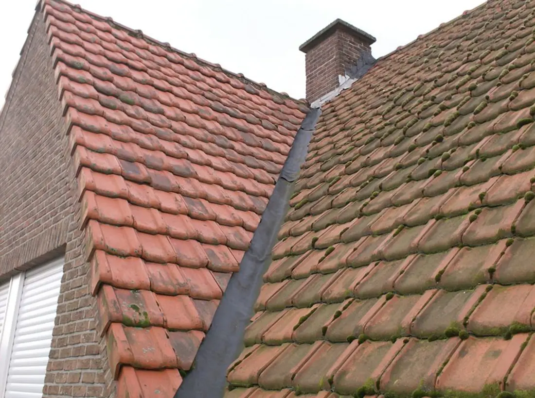 Dakrenovatie — project 16 — voor de werken