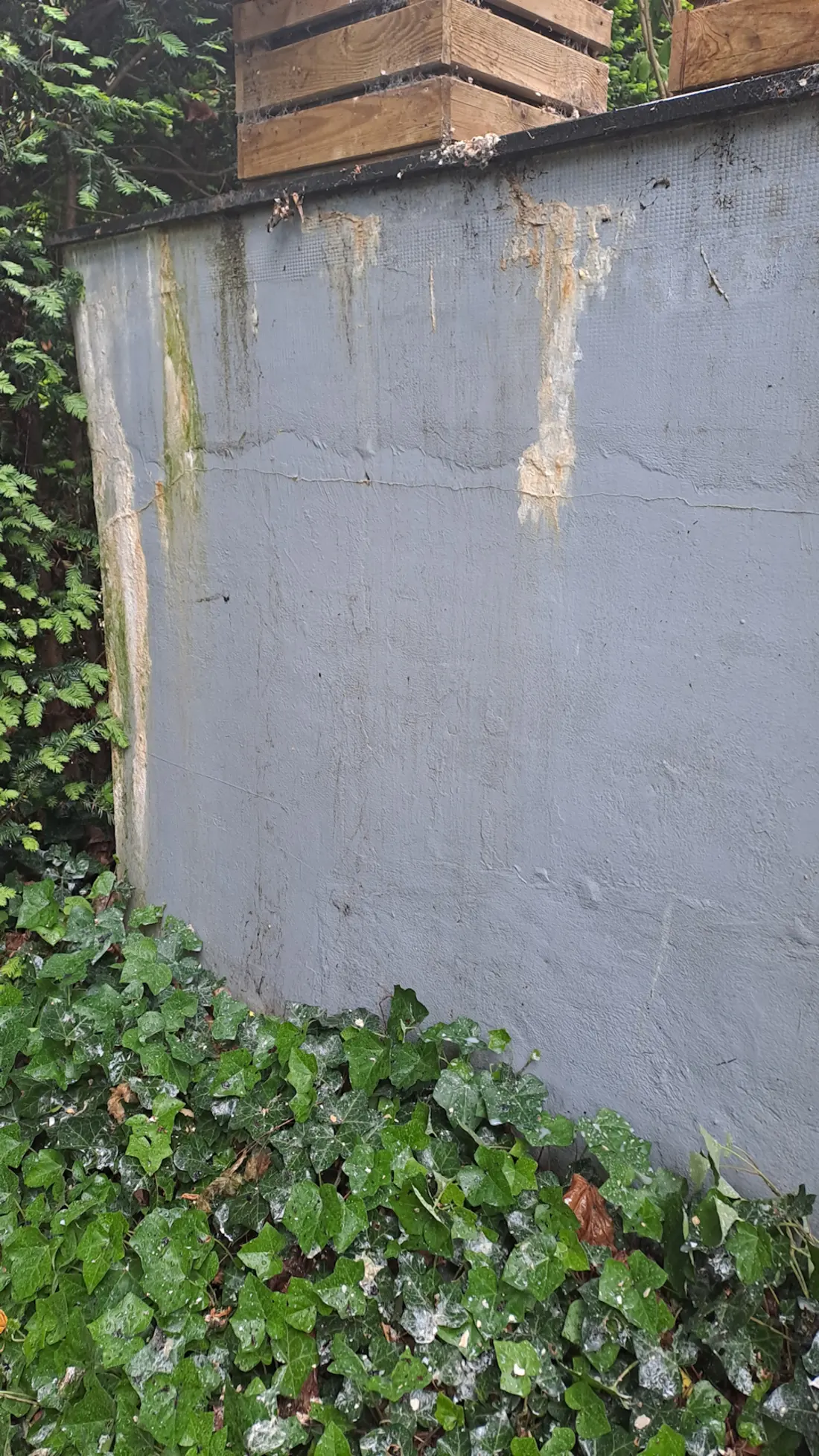 Gevelschilderwerk — project 28 — voor de werken